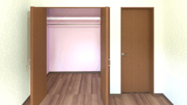 【３Dパース】<br />
２Fクローゼット