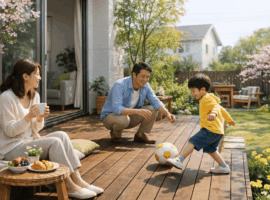 春は外まわりリフォームのチャンス！ウッドデッキ・テラスのすすめ