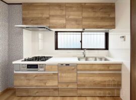 【施工写真】<br />
１Fキッチン