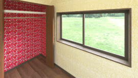 【３Dパース】<br />
２Fクローゼット